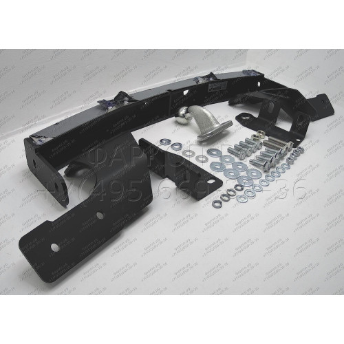THL-13-991224.00 PT GROUP Фаркоп с нержавеющей накладкой на Toyota Highlander 2013-2020 без подрезки бампера. Тип шара: F. Нагрузки: 2500/120 кг, масса фаркопа 21,4 кг (без электрики в комплекте)
