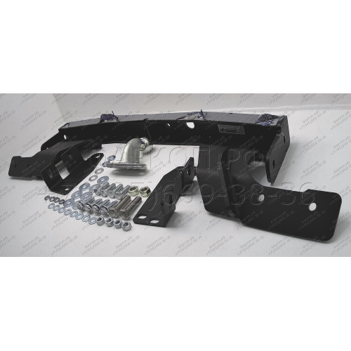 THL-13-991224.00 PT GROUP Фаркоп с нержавеющей накладкой на Toyota Highlander 2013-2020 без подрезки бампера. Тип шара: F. Нагрузки: 2500/120 кг, масса фаркопа 21,4 кг (без электрики в комплекте)