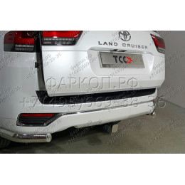 TCU00287N ТСС Фаркоп на Toyota Land Cruiser 300 2021-, Lexus LX 2021-. Требуется подрезка бампера. Тип шара: E (шаровый узел под американский квадрат с нержавеющим ша