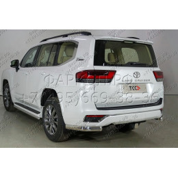 TCU00287N ТСС Фаркоп на Toyota Land Cruiser 300 2021-, Lexus LX 2021-. Требуется подрезка бампера. Тип шара: E (шаровый узел под американский квадрат с нержавеющим ша