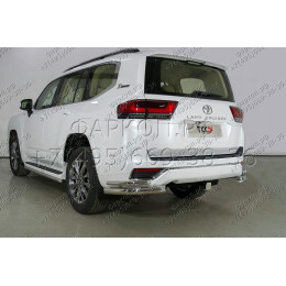 TCU00287N ТСС Фаркоп на Toyota Land Cruiser 300 2021-, Lexus LX 2021-. Требуется подрезка бампера. Тип шара: E (шаровый узел под американский квадрат с нержавеющим ша