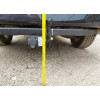 H.T52.A HALTY Фаркоп на Toyota Granvia 1995-2004, Toyota Grand Hiace 1999-2002, Toyota Hiace H12, H22, H18, H28 1995-2005 без подрезки бампера. Тип шара: A. Нагрузки: 750/75 кг, масса фаркопа 14,8 кг
