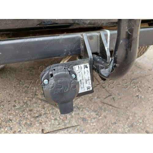 H.T52.A HALTY Фаркоп на Toyota Granvia 1995-2004, Toyota Grand Hiace 1999-2002, Toyota Hiace H12, H22, H18, H28 1995-2005 без подрезки бампера. Тип шара: A. Нагрузки: 750/75 кг, масса фаркопа 14,8 кг
