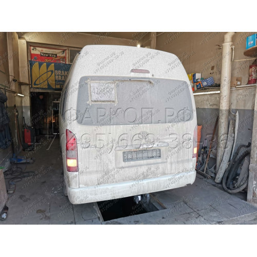 H.T56.A HALTY Фаркоп на Toyota Hiace H200 2004-2017, Toyota Regius Ace широкий кузов левый и правый руль 2005-2020 без подрезки бампера. Тип шара: A. Нагрузки: 1200/75 кг, масса фаркопа 17,2 кг
