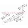 V-034 STEINHOF Фаркоп на Mercedes Sprinter II шасси (5T) двойные колеса 2006-2019, Volkswagen Crafter шасси (5T) двойные колеса 2006-2017 без снятия и подрезки бампера. Тип шара: F. Нагрузки: 3500/140 кг, масса фаркопа 25,3 кг (без электрики в комплекте)