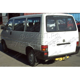 V-122 STEINHOF Фаркоп на Volkswagen Transporter, Caravelle, Multivan T4 2WD/4WD 1996-2003 без подрезки бампера. Тип шара: F. Нагрузки: 2500/100 кг, масса фаркопа 18 кг (без электрики в 