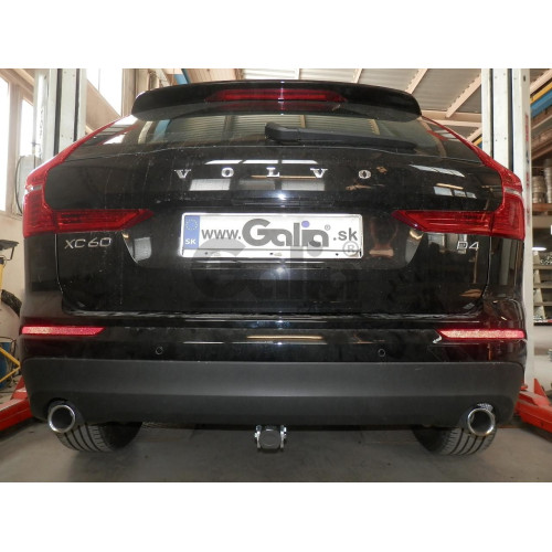 V083A GALIA Полностью оцинкованный фаркоп на Volvo XC90 2015-, Volvo XC60 2017-. Подрозетник убирается за бампер. Тип шара: A. Невидимый вырез бампера. Нагрузки: 2800/150 кг, масса фаркопа 18,22 кг
