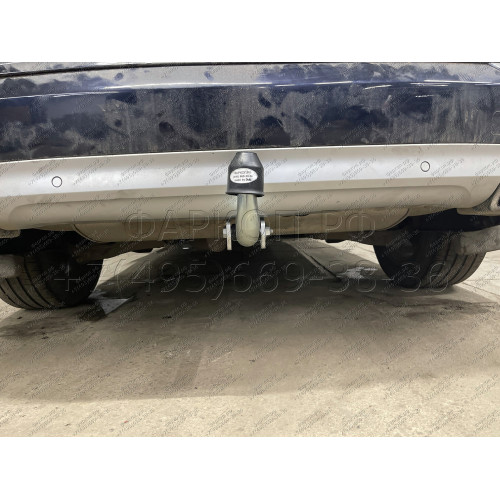V083A GALIA Полностью оцинкованный фаркоп на Volvo XC90 2015-, Volvo XC60 2017-. Подрозетник убирается за бампер. Тип шара: A. Невидимый вырез бампера. Нагрузки: 2800/150 кг, масса фаркопа 18,22 кг