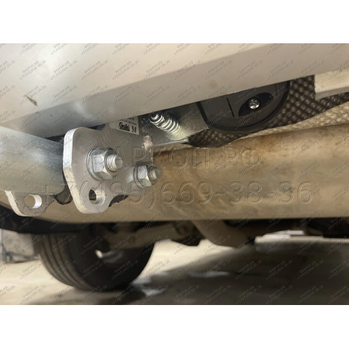 V083A GALIA Полностью оцинкованный фаркоп на Volvo XC90 2015-, Volvo XC60 2017-. Подрозетник убирается за бампер. Тип шара: A. Невидимый вырез бампера. Нагрузки: 2800/150 кг, масса фаркопа 18,22 кг
