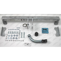 V089A GALIA Полностью оцинкованный фаркоп на Volvo S60 2019-, Volvo V60 2019-, Volvo S90 2016-, Volvo V90 2016-. Тип шара: A. Невидимый вырез бампера. Нагрузки: 2200/120 кг, масса ф