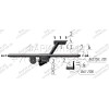 VAZ-04 AVTOS Фаркоп на ВАЗ 2104 1984-2012 без снятия и подрезки бампера. Тип шара: H (несъемный сварной). Нагрузки: 800/50 кг, масса фаркопа 8,8 кг (без электрики в комплекте)