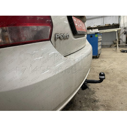 VW 28 AVTOS Фаркоп на Volkswagen Polo седан 2010-2020, Polo лифтбек 2020-2022. Требуется подрезка бампера. Тип шара: A. Нагрузки: 750/50 кг, масса фаркопа 13 кг (без элект