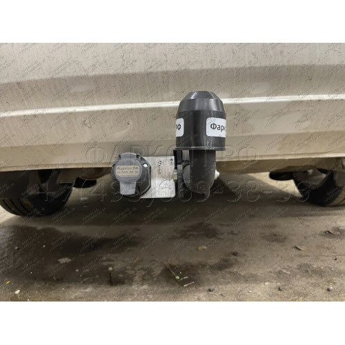 VW 28 AVTOS Фаркоп на Volkswagen Polo седан 2010-2020, Polo лифтбек 2020-2022. Требуется подрезка бампера. Тип шара: A. Нагрузки: 750/50 кг, масса фаркопа 13 кг (без электрики в комплекте)