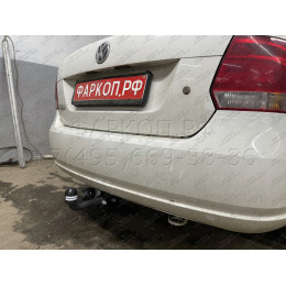 VW 28 AVTOS Фаркоп на Volkswagen Polo седан 2010-2020, Polo лифтбек 2020-2022. Требуется подрезка бампера. Тип шара: A. Нагрузки: 750/50 кг, масса фаркопа 13 кг (без элект