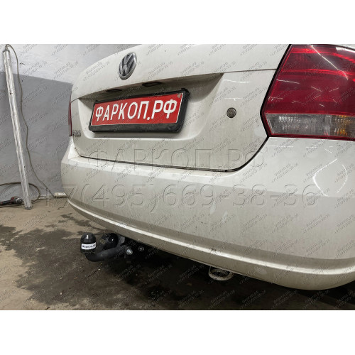 VW 28 AVTOS Фаркоп на Volkswagen Polo седан 2010-2020, Polo лифтбек 2020-2022. Требуется подрезка бампера. Тип шара: A. Нагрузки: 750/50 кг, масса фаркопа 13 кг (без электрики в комплекте)