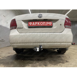 VW 28 AVTOS Фаркоп на Volkswagen Polo седан 2010-2020, Polo лифтбек 2020-2022. Требуется подрезка бампера. Тип шара: A. Нагрузки: 750/50 кг, масса фаркопа 13 кг (без элект
