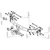 ZH103A ZINCAR Полностью оцинкованный фаркоп на Hyundai Santa Fe 2012-2018, Hyundai Grand Santa Fe 2014-2018, Kia Sorento 2012-2020, кроме Prime. Необходима подрезка бампера. Тип шара: A. Нагрузки: 1500/75 кг, масса фаркопа 16,9 кг (без электрики в комплек