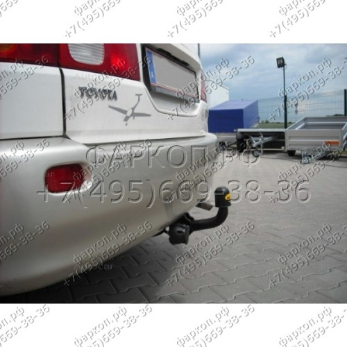 O 54 AUTO-HAK Фаркоп для Toyota Picnic 5 дверей 1996-2001, Toyota Ipsum 1995-2001, Toyota Avensis Verso 1995-2001. Требуется подрезка бампера. Тип шара: A. Нагрузки: 1500/60 кг, масса фаркопа 15,3 кг