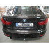 B0216A GALIA Полностью оцинкованный фаркоп на BMW 3-Series Gran Turismo F34 06/2013-2019. Подрозетник убирается за бампер. Тип шара: A. Установка без выреза бампера. Нагрузки: 1900/75 кг, масса фаркопа 12,92 кг