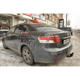 3067-A ORIS Фаркоп на Toyota Avensis седан 2009-2018. Необходима подрезка бампера. Тип шара: A. Нагрузки: 1500/50 кг, масса фаркопа 18,3 кг (без электрики в комплект