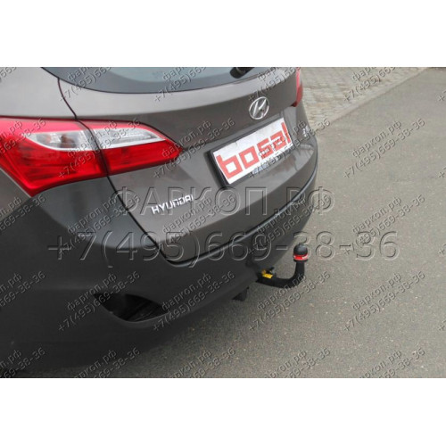 6756-A ORIS Фаркоп на Kia Ceed универсал 2012-2018, Hyundai i30 универсал 2012-2019. Необходима подрезка бампера. Тип шара: A. Нагрузки: 1500/75 кг, масса фаркопа 16,8 кг (без электрики в комплекте)