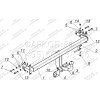 HY 02 AVTOS Фаркоп на Hyundai Elantra седан/хетчбек 2000-2006 без подрезки бампера. Тип шара: A. Нагрузки: 1000/75 кг, масса фаркопа 18,5 кг (без электрики в комплекте)