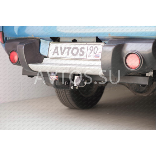 MI 28 AVTOS Фаркоп на Mitsubishi L200 2006-2015, в т.ч. Long (длинная база), L200 2015-2023 без выреза в бампере. Тип шара: A. Нагрузки: 2500/120 кг, масса фаркопа 31,5 кг (без электрики в комплекте)