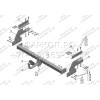 NS 22 AVTOS Фаркоп на Nissan NP300 2007-2013 без подрезки бампера. Тип шара: A. Нагрузки: 2500/100 кг, масса фаркопа 22 кг (без электрики в комплекте)