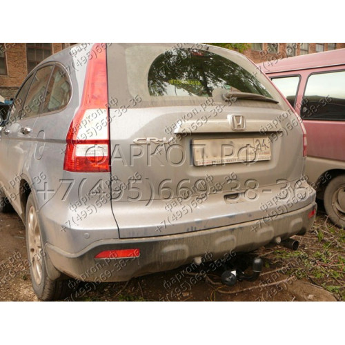5531-A ORIS Фаркоп на Honda CR-V 2007-2012. Необходима подрезка бампера. Тип шара: A. Нагрузки: 1500/75 кг, масса фаркопа 24,5 кг (без электрики в комплекте)