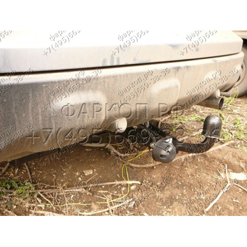 5531-A ORIS Фаркоп на Honda CR-V 2007-2012. Необходима подрезка бампера. Тип шара: A. Нагрузки: 1500/75 кг, масса фаркопа 24,5 кг (без электрики в комплекте)