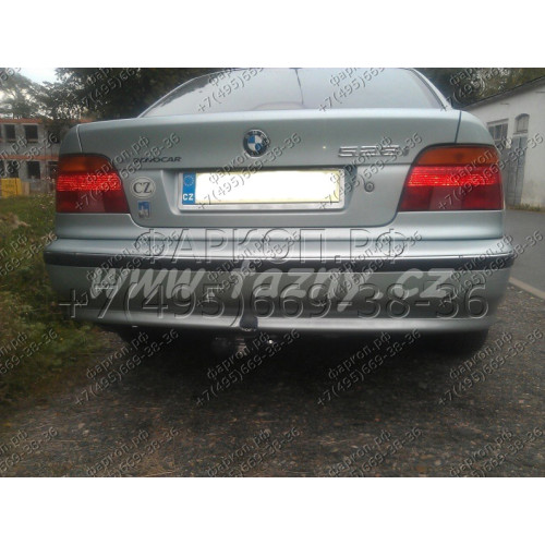 B-052 STEINHOF Фаркоп на BMW 5-Series седан E39 12/1995-10/2003. Требуется подрезка бампера. Тип шара: A. Нагрузки: 2100/90 кг, масса фаркопа 19 кг (без электрики в комплекте)