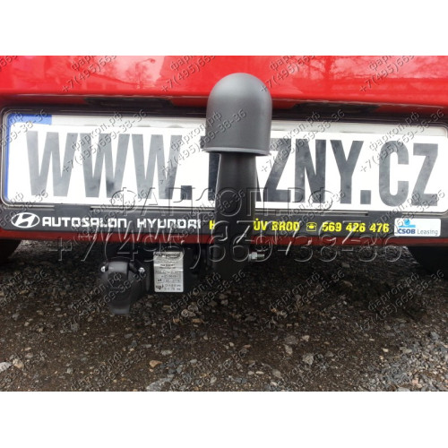K-001 STEINHOF Фаркоп на Hyundai i30 хетчбек 5 дверей 2007-2012, Kia Ceed хетчбек 5 дверей 2007-2012. Требуется подрезка бампера. Тип шара: A. Нагрузки: 1500/75 кг, масса фаркопа 18 кг (без электрики в комплекте)