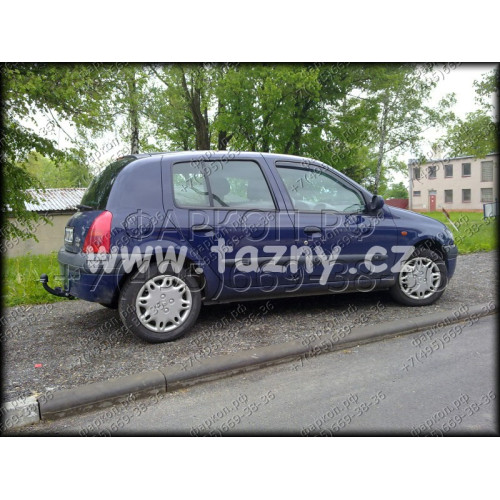 R-020 STEINHOF Фаркоп на Renault Clio II хетчбек 3/5 дверей 03/1998-06/2001, 07/2001-2005 без подрезки бампера. Тип шара: A. Нагрузки: 1200/75 кг, масса фаркопа 14,1 кг (без электрики в комплекте)