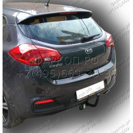 K120-A Лидер-плюс ТСУ для Kia Ceed хетчбек 2012-2018 без снятия и выреза бампера. Нагрузки: 1200/75 кг, масса фаркопа 16,64 кг (без электрики в комплекте)