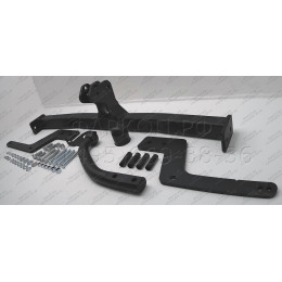 1433-AN ORIS Фаркоп на Renault Sandero Stepway 2014-2022, Renault Logan Stepway 2019-2022. Необходима подрезка бампера. Тип шара: A. Нагрузки: 1100/75 кг, масса фаркопа 15,8 кг (без эле
