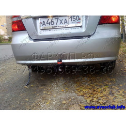 5254-A ORIS Фаркоп на Chevrolet Nexia 2020-, Ravon Nexia R3 2016-2020, Chevrolet Aveo седан 2006-2012, ZAZ Vida седан 2012- без выреза в бампере. Тип шара: A. Нагрузки: 1100/50 кг, масса фарко