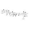 24275512 BALTEX Фаркоп на Toyota RAV4 XA40 2013-2019. Необходима подрезка бампера. Тип шара: A. Нагрузки: 1800/75 кг, масса фаркопа 28 кг (без электрики в комплекте)