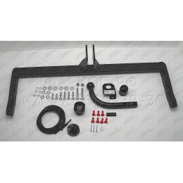 3077-A ORIS Фаркоп на Toyota Avensis седан 2003-2009. Необходима подрезка бампера. Тип шара: A. Нагрузки: 1500/50 кг, масса фаркопа 14,7 кг (без электрики в комплект