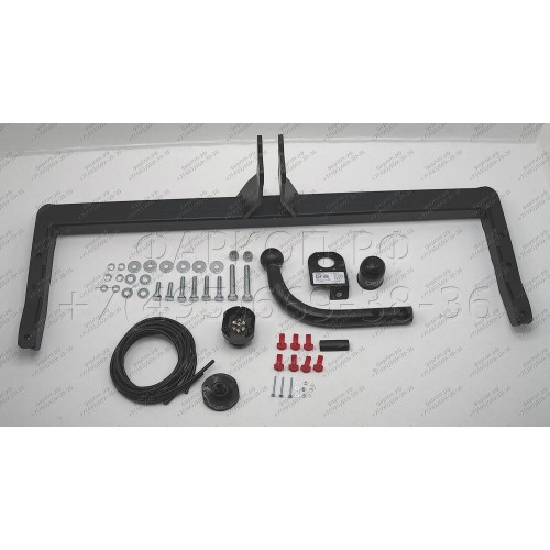 3077-A ORIS Фаркоп на Toyota Avensis седан 2003-2009. Необходима подрезка бампера. Тип шара: A. Нагрузки: 1500/50 кг, масса фаркопа 14,7 кг (без электрики в комплекте)