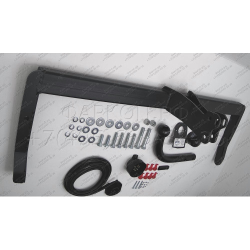 3077-A ORIS Фаркоп на Toyota Avensis седан 2003-2009. Необходима подрезка бампера. Тип шара: A. Нагрузки: 1500/50 кг, масса фаркопа 14,7 кг (без электрики в комплекте)