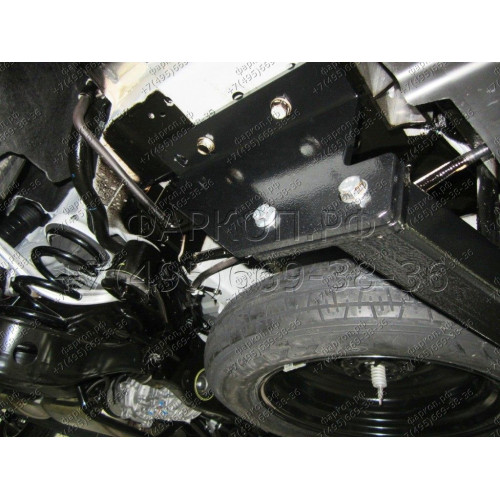 FA 0854-E Бизон Фаркоп на Nissan Pathfinder R52 2014-2021 без подрезки бампера. Тип шара: E (легкосъемный шар под квадрат). Нагрузки: 3200/120 кг. Не комплектуется электрикой