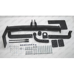 3979-A ORIS Фаркоп на Ford Tourneo Custom 2014-2022, Ford Transit Custom 2013-2022 без выреза в бампере. Тип шара: A. Нагрузки: 1500/75 кг, масса фаркопа 22,6 кг (без электрики в ком