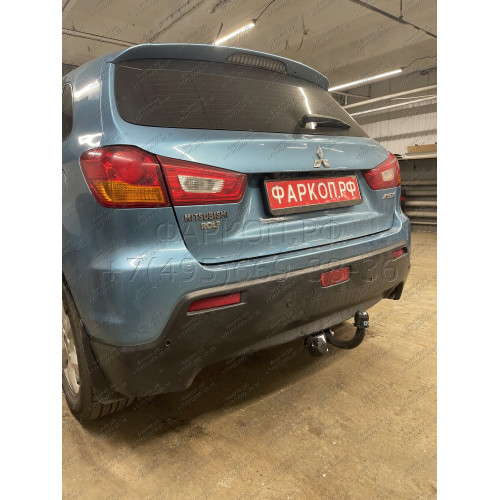 4159-AX ORIS Фаркоп на Mitsubishi Eclipse Cross 2018- (только для авто российского рынка), Mitsubishi ASX 2010-2022, Citroen C4 Aircross 2012-2014, Peugeot 4008 2012-2016. Необходима подрезка бампера. Тип шара: A. Нагрузки: 1400/50 кг, масса фаркопа 15,4 
