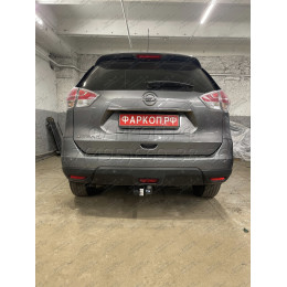 4377-AN ORIS Фаркоп на Nissan X-Trail T32 2014-2022 без выреза в бампере. Тип шара: A. Нагрузки: 2000/100 кг, масса фаркопа 21 кг (без электрики в комплекте)