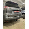4377-AN ORIS Фаркоп на Nissan X-Trail T32 2014-2022 без выреза в бампере. Тип шара: A. Нагрузки: 2000/100 кг, масса фаркопа 21 кг (без электрики в комплекте)