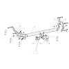 4534-A ORIS Фаркоп на Mazda CX-5 2012-2017, CX-5 2 2017-2025 без выреза в бампере. Тип шара: A. Нагрузки: 2000/75 кг, масса фаркопа 23 кг (без электрики в комплекте)