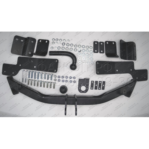 6719-A ORIS Фаркоп на Kia Sorento 2002-2006. Необходима подрезка бампера. Тип шара: A. Нагрузки: 1500/100 кг, масса фаркопа 26,5 кг (без электрики в комплекте)
