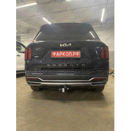 6768-A ORIS Фаркоп на Kia Sorento 2020-, Hyundai Santa Fe IV рестайлинг 2021-2023. Необходима подрезка бампера. Тип шара: A. Нагрузки: 2000/100 кг, масса фаркопа 16,9 кг (без э