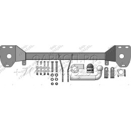 94203-A MOTODOR Фаркоп с оцинкованным шаром на Geely Tugella 2020-2024, KnewStar 001 2024-. Необходима подрезка бампера. Тип шара: A. Нагрузки 1500/75 кг, масса фаркопа 14,1 