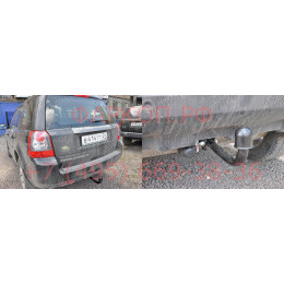 7351-A ORIS Фаркоп на Land Rover Freelander II 2007-2012 без выреза в бампере. Тип шара: A. Нагрузки: 1500/50 кг, масса фаркопа 15,5 кг (без электрики в комплекте)
